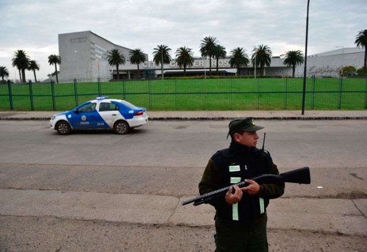 Fuerte operativo de seguridad en la boda de Messi