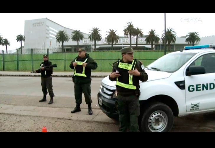 Fuerte operativo de seguridad en la boda de Messi