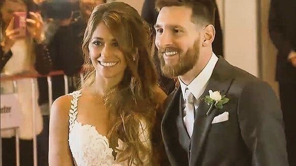 ¡Vivan los novios! Messi y Roccuzzo, ya son marido y mujer