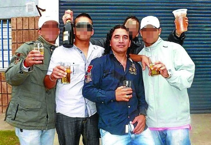 Policias en el casamiento de Messi