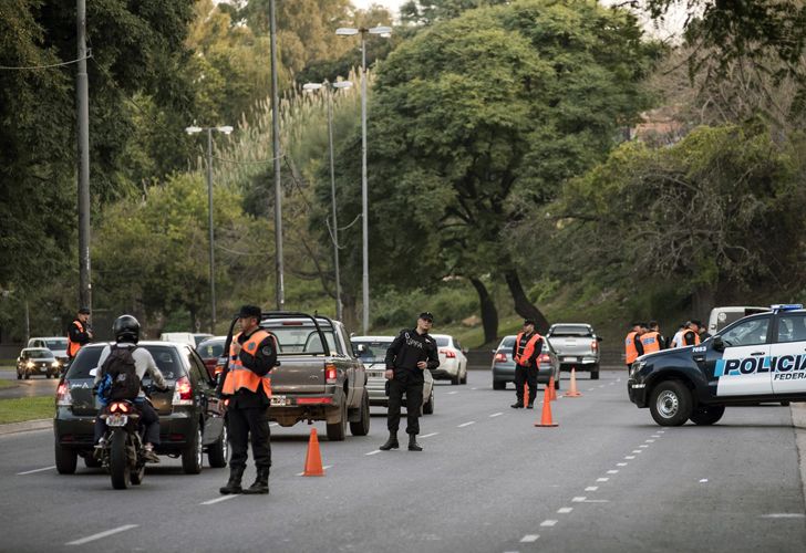 Policias en el casamiento de Messi