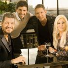 Adrián Suar, Dario Turovelzky, Susana Gimenez, Marcelo Tinelli