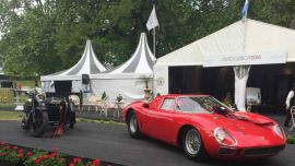 Best of Show AutoclaÌsica 2016- Auto Ferrari 250 LM 1964 y Moto AJS 382A V-Twin con sidecar