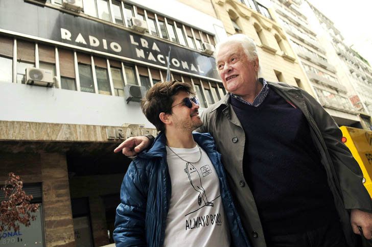 Felipe Colombo y Héctor Larrea, dos generaciones en la radio