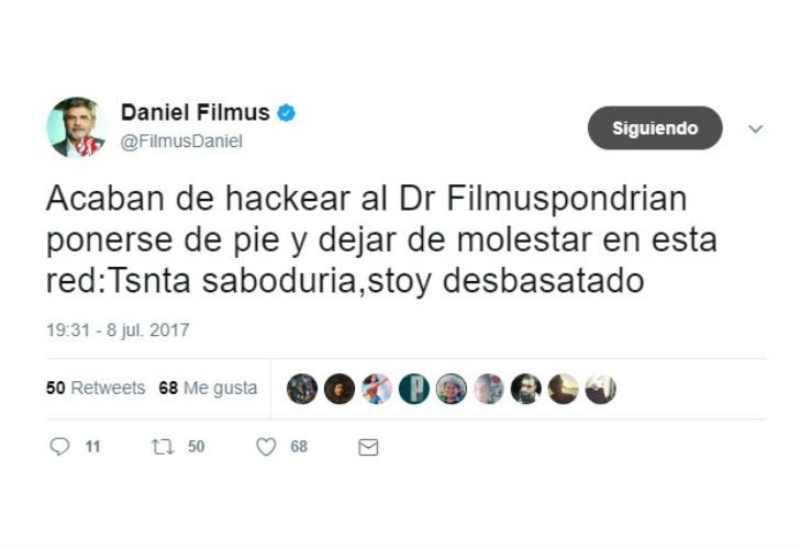 El precandidato a diputado por Unidad Ciudadana se suma a la lista de políticos hackeados en la red social.