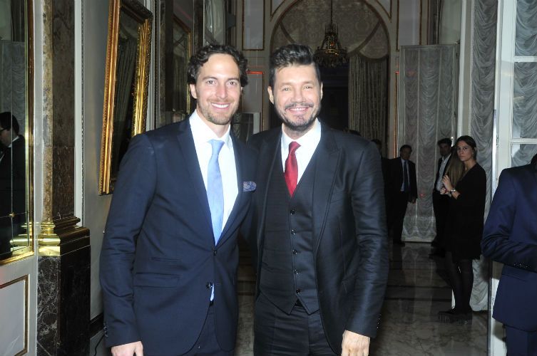 Roger Zaldívar y Marcelo Tinelli