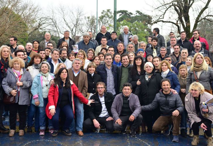 El ministro de Seguridad bonaerense, Cristina Ritondo, participó del timbreo nacional en la localidad de Lomas de Zamora.