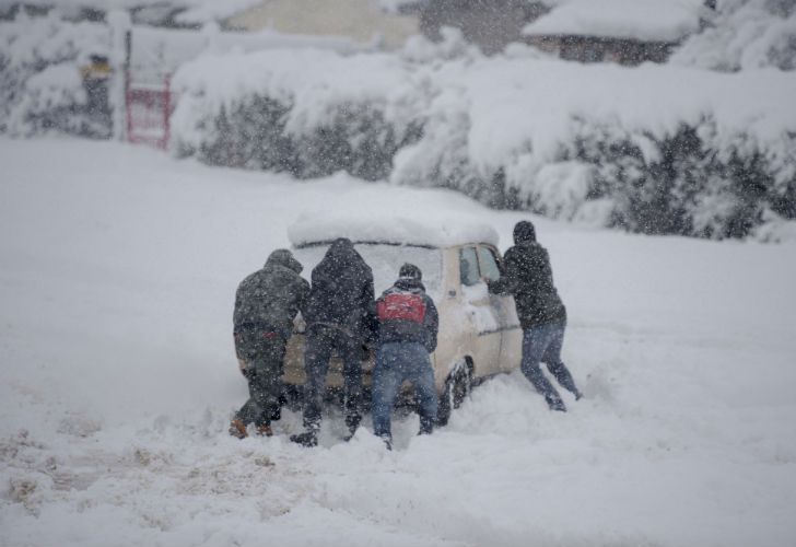 Bariloche durante su día más frío de la historia.