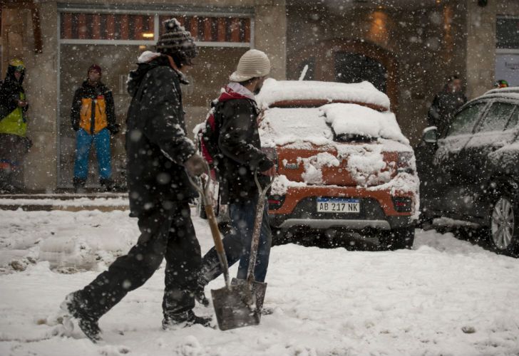 Bariloche durante su día más frío de la historia.