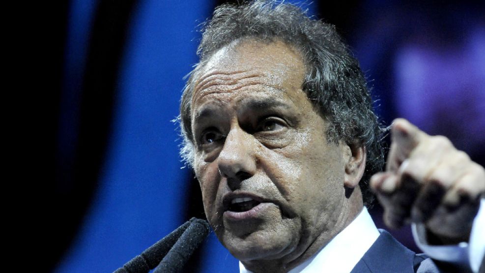 Daniel Scioli, candidato al Congreso.