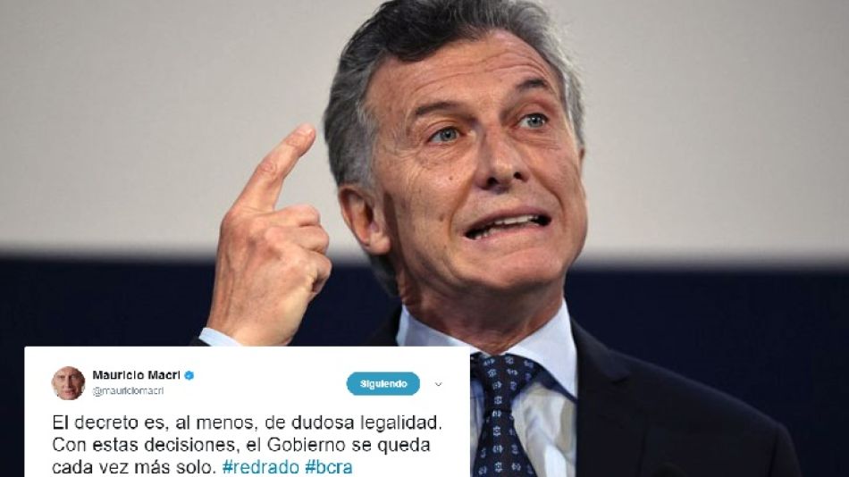 La opinión del presidente en 2010.