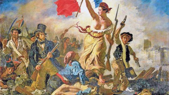 Delacroix. La libertad guiando al pueblo, de 1830, además de ser un símbolo del romanticismo pictórico, puso imágenes concretas a una idea muchas veces abstracta.