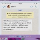 mensaje barby silenzi a el polaco