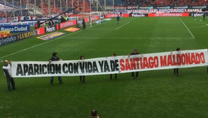 San Lorenzo pide por Santiago Maldonado