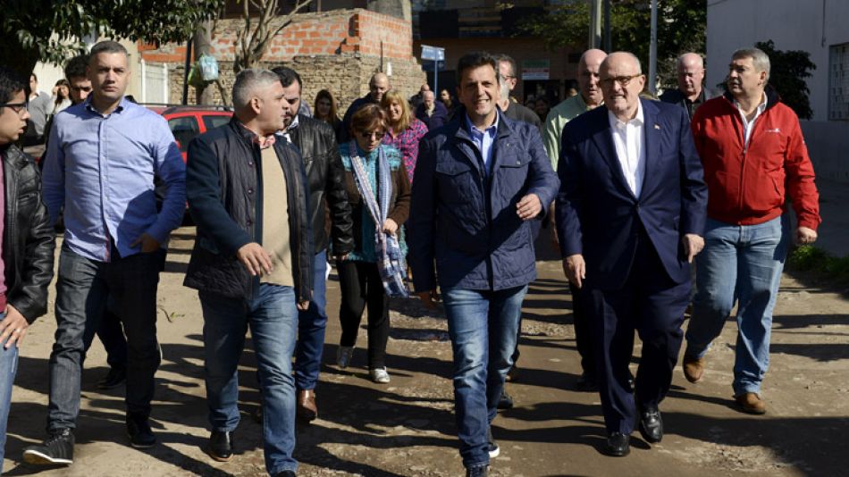 Rudolph Giuliani recorrió La Matanza con Sergio Massa