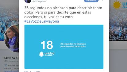 140 caracteres. La ex presidenta, con tuits y GIFs.