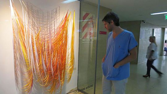 Itinerante. El colectivo Museo Urbano va mudando las obras.
