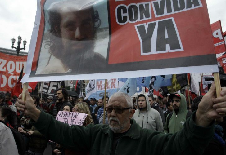 La marcha en el Congreso.