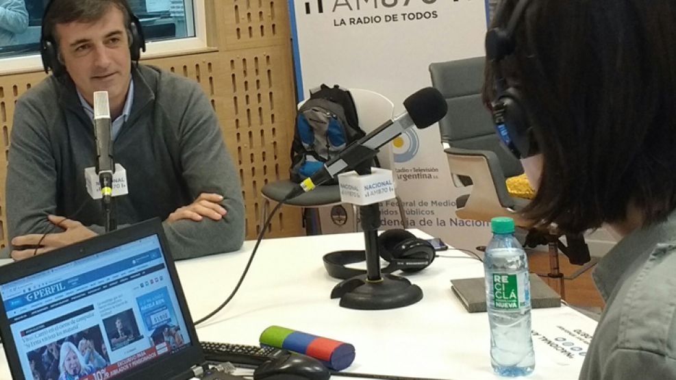 Esteban Bullrich fue entrevistado por María Laura Santillán en Radio Nacional