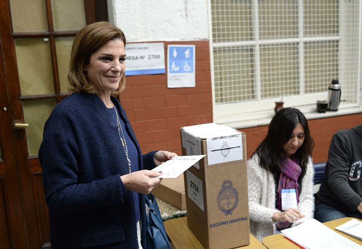 Pérez Volpin, en el momento de la votación.