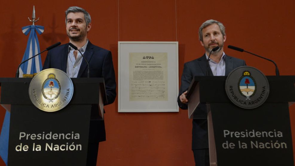Marcos Peña y Rogelio Frigerio: “No tuvimos ninguna denuncia en ninguna provincia”