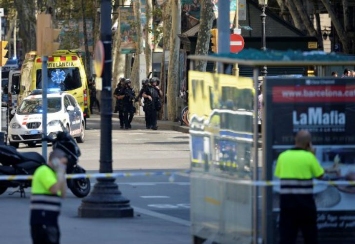 Atentado en Barcelona. 