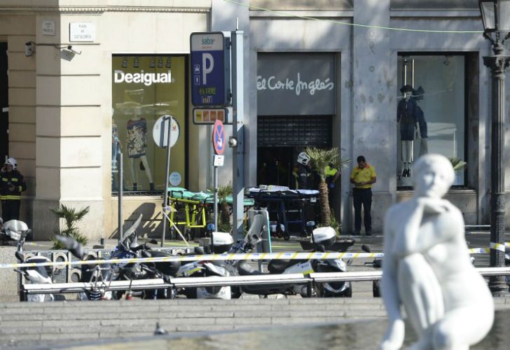 Atentado en Barcelona. 