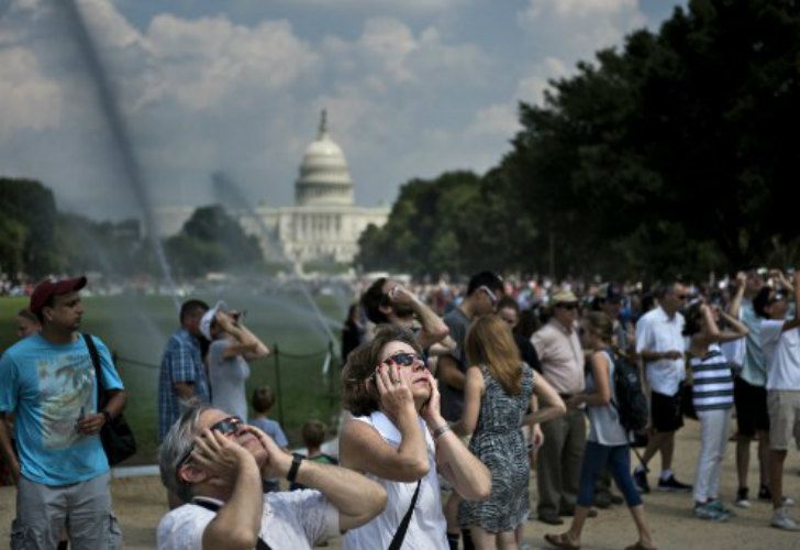 Las mejores imágenes del eclipse solar.