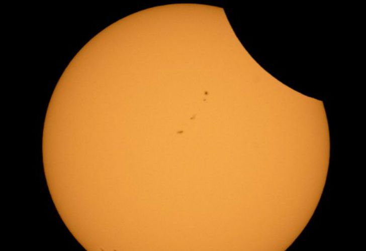 Las mejores imágenes del eclipse solar.