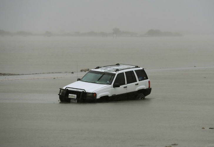 Los efectos del huracán Harvey.