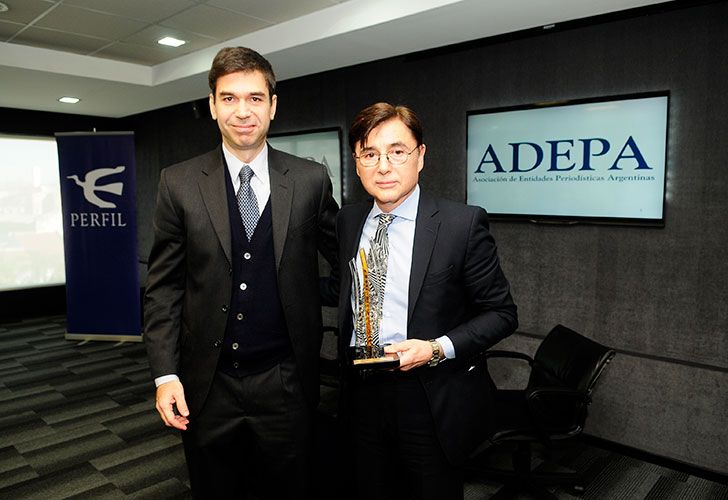 Jorge Fontevecchia recibe el Premio de Honor de Adepa 2017 por su aporte a la defensa de la libertad de prensa en Argentina