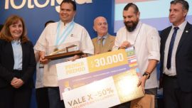 Ganadores con G Fresno C Aguilar y J Busquets