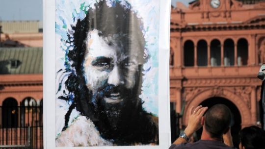 El reclamo por la aparición de Santiago Maldonado