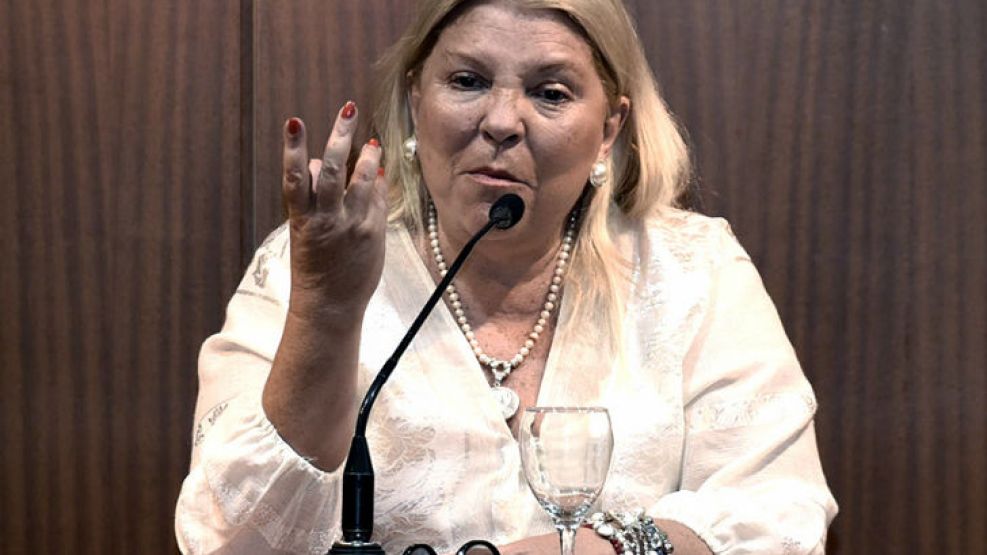 La diputada chaqueña Elisa Carrió.