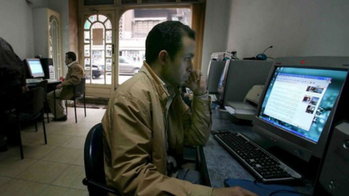 More than 400 websites were blocked in Egypt.