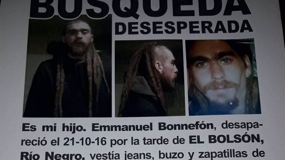 El joven desaparecido que podrían haber confundido con Santiago Maldonado