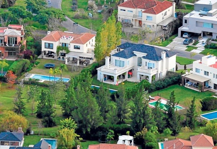 Casas de los narcos en Nordelta