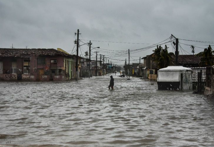El temporal dejó destrozos en toda la isla.