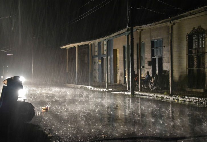 El temporal dejó destrozos en toda la isla.