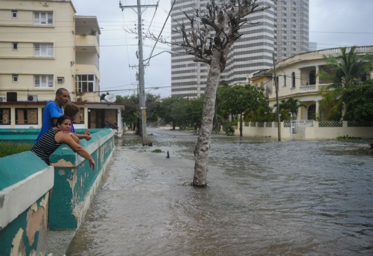 El temporal dejó destrozos en toda la isla.