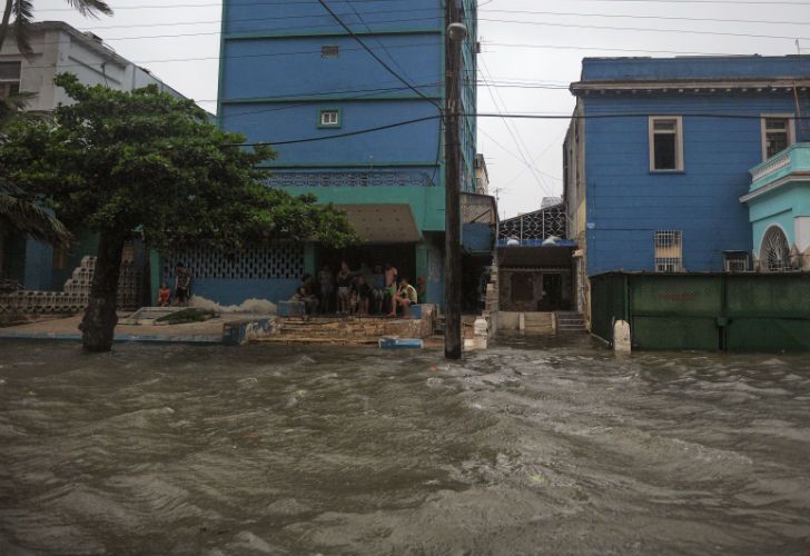El temporal dejó destrozos en toda la isla.