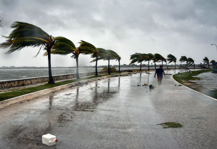 El temporal dejó destrozos en toda la isla.
