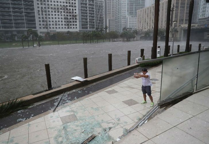 Las imágenes del huracán que azotó el Estado de Florida, en EEUU.