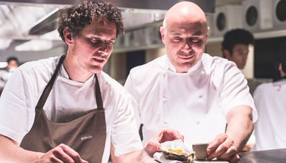 Colegas. Rodolfo Guzmán cocinó con Germán Martitegui en Tegui.