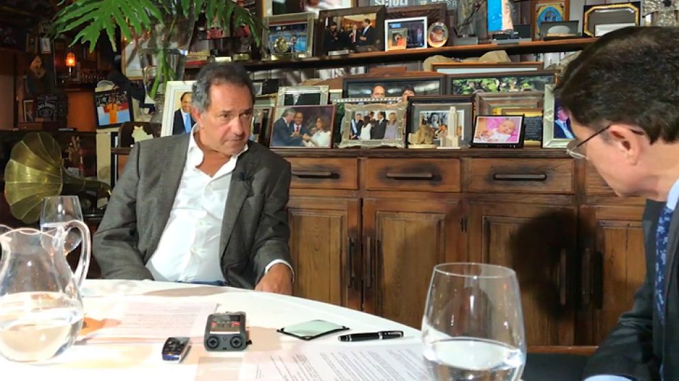 Daniel Scioli fue entrevistado por Jorge Fontevecchia