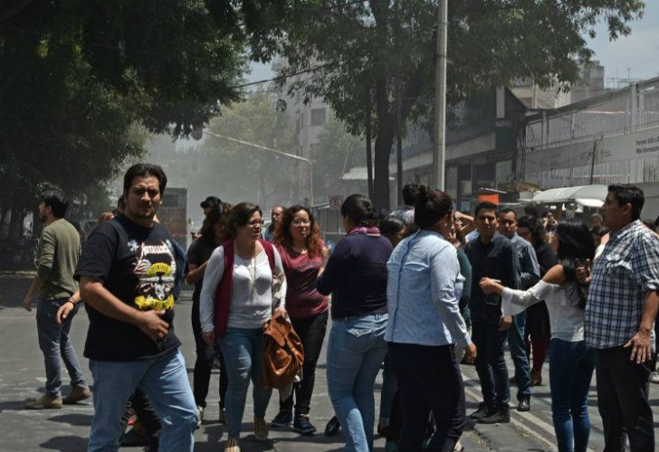 Sismo de 7,1 sacudió la Ciudad de México.