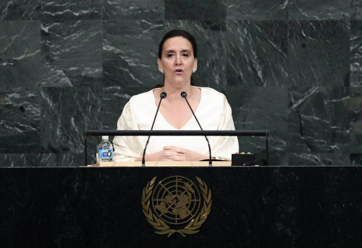 La vicepresidenta Gabriela Michetti en la Asamblea General de la ONU.