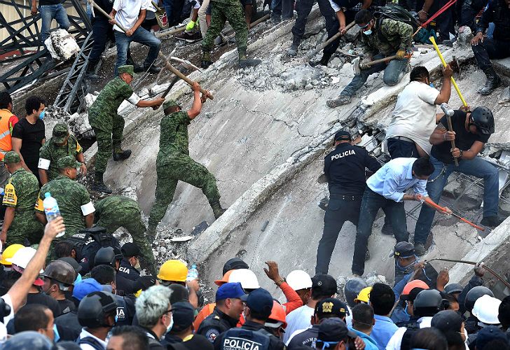 Devastadoras imágenes tras el sismo de México.