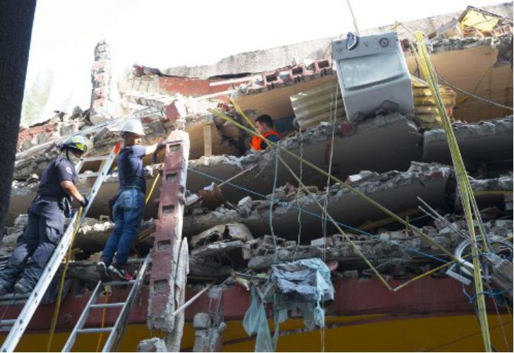 Terremoto en México: el sismo de 7,1 destrozó la ciudad. 