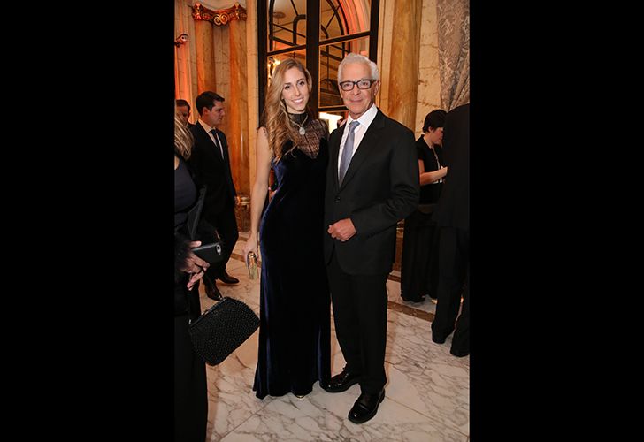 Lucía Radeljak y Eduardo Costatini en la Gala de la Fundación Educando